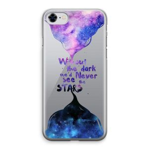 Stars quote: iPhone 8 Transparant Hoesje