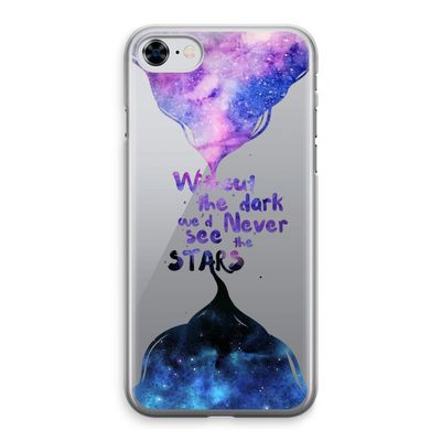 Stars quote: iPhone 8 Transparant Hoesje