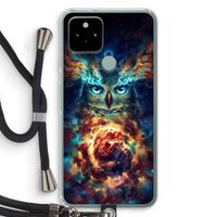 Aurowla: Pixel 5 Transparant Hoesje met koord