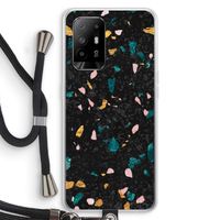 Terrazzo N°10: Oppo A95 5G Transparant Hoesje met koord