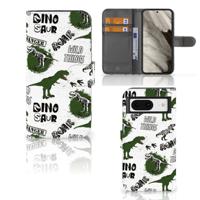 Telefoonhoesje | Met pasjeshouder | voor Google Pixel 8 Dinosaurus