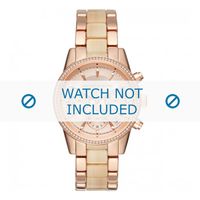 Michael Kors horlogeband MK6493 Staal Rosé 20mm - thumbnail