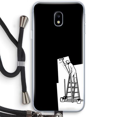 Musketon Painter: Samsung Galaxy J3 (2017) Transparant Hoesje met koord