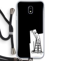 Musketon Painter: Samsung Galaxy J3 (2017) Transparant Hoesje met koord