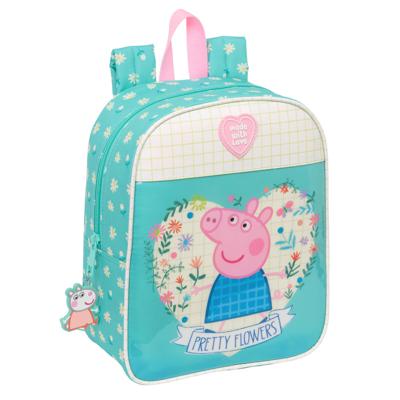 Kinderrugzak Peppa Pig Pretty flowers Geel Munt 22 x 27 x 10 cm