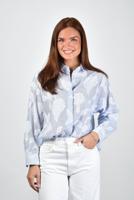 Academia blouse Margaux 76D25-620 light blue plain