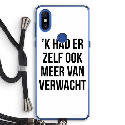 Meer verwacht: Xiaomi Mi Mix 3 Transparant Hoesje met koord