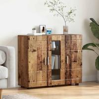 Dressoir met plank Oud hout 55.5 x 29 x 100 cm Bewerkt hout