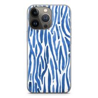 Blauwe nerven: iPhone 13 Pro Transparant Hoesje