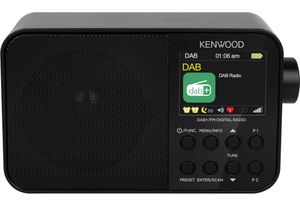 Kenwood CR-M30DAB-B Draagbaar Digitaal Zwart