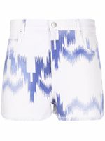 MARANT ÉTOILE short Lesiao à imprimé tissé - Blanc