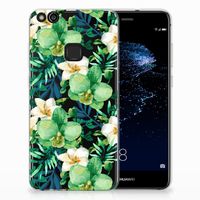 Huawei P10 Lite TPU Case Orchidee Groen - thumbnail