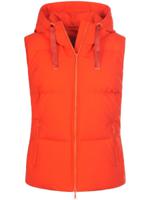 Donzen bodywarmer 2-wegritssluiting Van BASLER rood