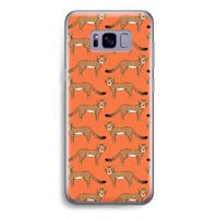 Cheetah: Samsung Galaxy S8 Transparant Hoesje - thumbnail