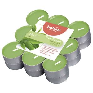 Bolsius geurtheelicht true scents green tea 18 stuks