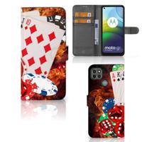 Motorola Moto G9 Power | Wallet Case | met Pasjes | Casino Motorola Moto G9 Power | Wallet Case | met Pasjes | Casino