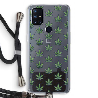 Weed: OnePlus Nord N10 5G Transparant Hoesje met koord