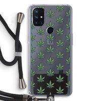 Weed: OnePlus Nord N10 5G Transparant Hoesje met koord