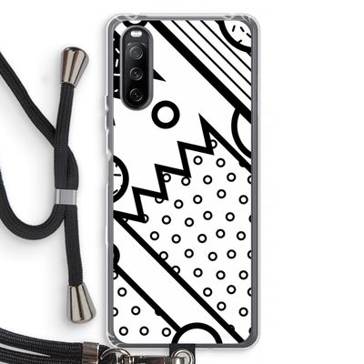 Pop Art #4: Sony Sony Xperia 10 III Transparant Hoesje met koord