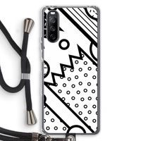 Pop Art #4: Sony Sony Xperia 10 III Transparant Hoesje met koord