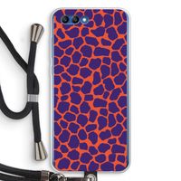 Purple Giraffe: Honor 10 Transparant Hoesje met koord