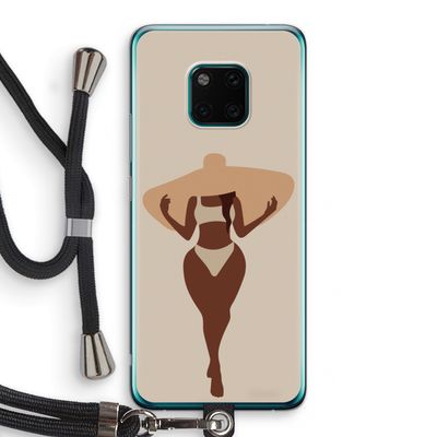 Let's get salty: Huawei Mate 20 Pro Transparant Hoesje met koord
