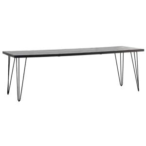 Giga Meubel - Eettafel - Visgraat - Zwart - 200cm - Tafel Max