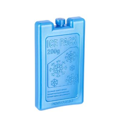 Ice Pack Koelelementen - blauw - 200 gram - 8 x 15 cm - Koelblokken - voor koeltas/koelbox