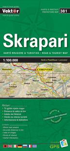 Wegenkaart - landkaart 381 Skrapari | Vektor