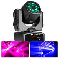 Retourdeal - BeamZ Panther 80 LED moving head met roterende lenzen - thumbnail