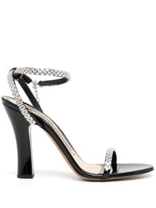 Alexandre Vauthier sandales à ornements en cristal 105 mm - Noir