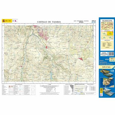 Topografische kaart 1025-II Castillo de Tajarja | CNIG - Instituto Geográfico Nacional1
