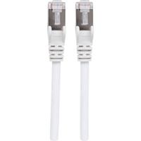 Intellinet 741361 RJ45 Netwerkkabel, patchkabel CAT 6a (losse kabel CAT 7) S/FTP 1.00 m Wit Halogeenvrij 1 stuk(s)