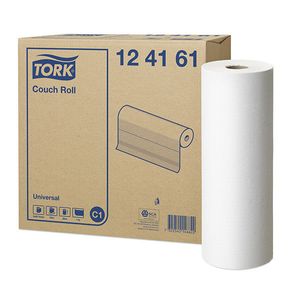 Tork Onderzoekbankrol Universal, 1-laags, wit C1, 185mtr/39cm, 2 rol (124161)