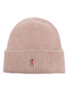 Moncler Grenoble bonnet à logo brodé - Tons neutres