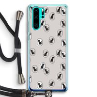 Miauw: Huawei P30 Pro Transparant Hoesje met koord