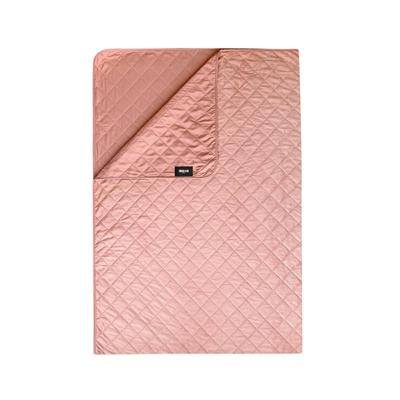 Bedsprei Velvet Ruit Ruiten 180x260 Cm Roze Anti Allergie Fresh And Co - Dekbed-Discounter.nl