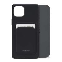 Mobilize Rubber Gelly Card Case Apple iPhone 15 Plus Matt Black