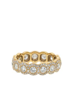 INBAR bague en or rose 18ct à détails de diamants