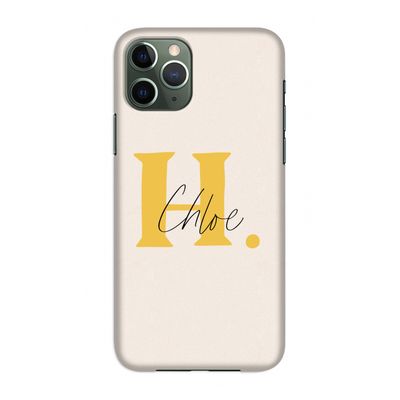 Amber Script: Volledig geprint iPhone 11 Pro Hoesje