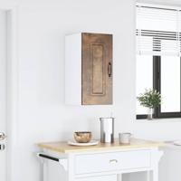 Keukenwandkast Kalmar bewerkt hout gerookt eikenkleurig