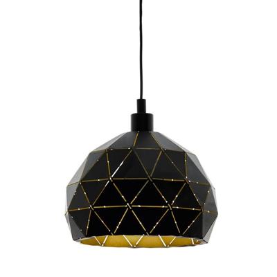 Eglo HanglampRoccaforte 40cm zwart met goud - 97841