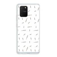 Hipster stripes: Samsung Galaxy S10 Lite Transparant Hoesje
