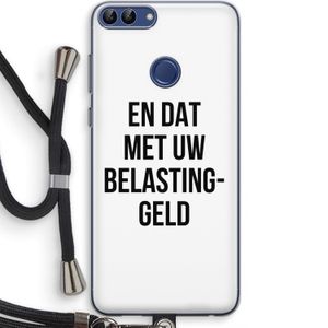 Belastinggeld: Huawei P Smart (2018) Transparant Hoesje met koord
