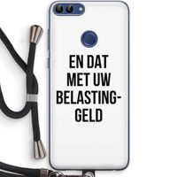 Belastinggeld: Huawei P Smart (2018) Transparant Hoesje met koord