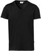 Hakro 272 V-neck shirt Stretch - Black - XL