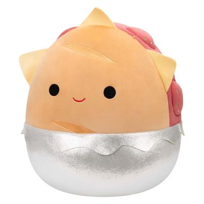 Squishmallows knuffel pluche - gehaktbal sandwich, 40cm