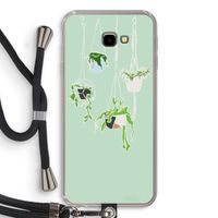 Hang In There: Samsung Galaxy J4 Plus Transparant Hoesje met koord