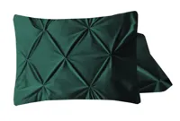 Velvet Pintuck 2pack kussenslopen Groen 60 x 70 cm