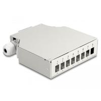 Imp Delock lwl verdelerbox, 8x sc slex/lc duplex.